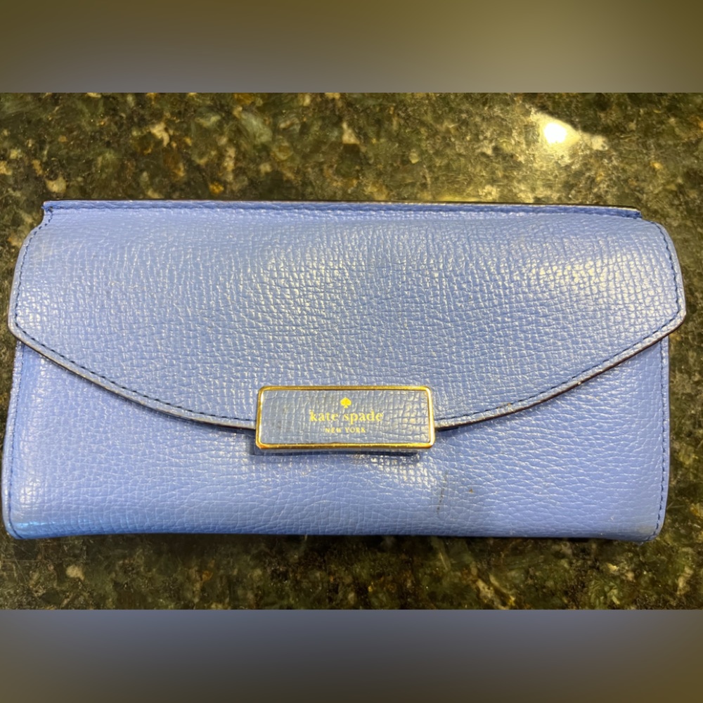 Blue Kate Spade wallet